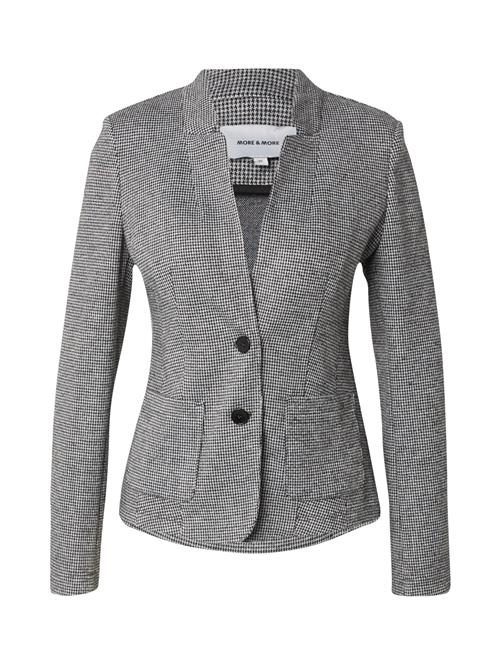 MORE & MORE Blazer 'Pepita'  sort / hvid