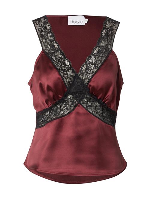 Noella Bluse 'Laurentina'  vinrød / sort