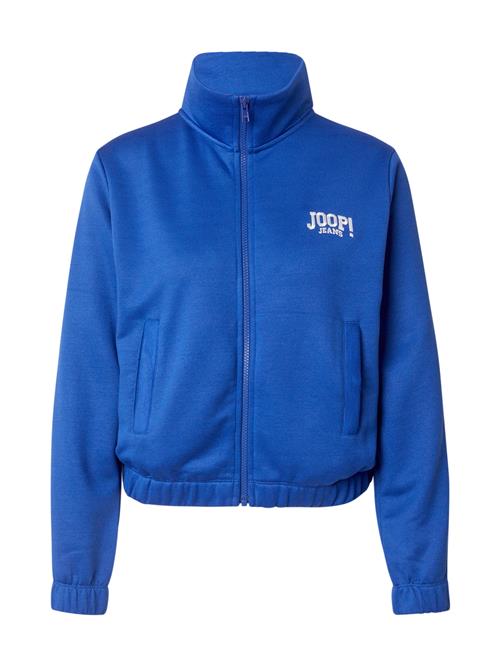 JOOP! Jeans Sweatjakke 'Tramy'  blå / hvid