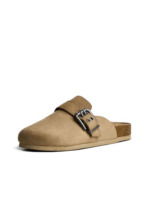 Bershka Træsko  sand