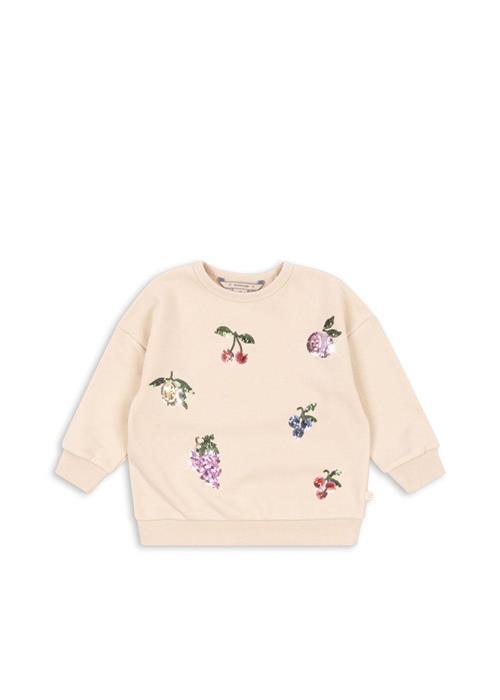 Konges Sløjd Lou Sweatshirt Med Pailletter Brazillian Sand  Brazillian Sand 18 months  Brun  18 måneder  kvinde