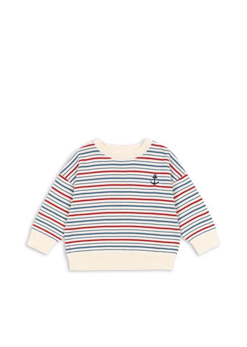 Konges Sløjd GOTS Manis Strikket Sweater Antique Stripe  Antique Stripe 5-6 Y      mand