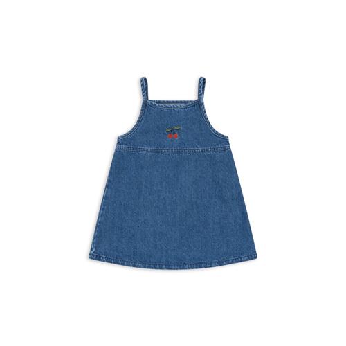 Konges Sløjd GOTS Magot Kjole Med Stropper Denim Blue  Denim Blue 18 months  Blå  18 måneder  kvinde