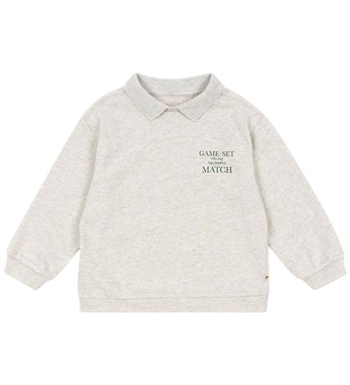 Konges Sløjd Polobluse - Spotty - Off White Melange