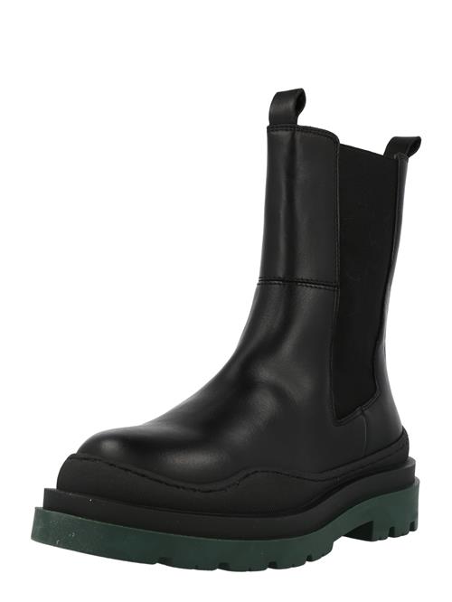 Se VERO MODA Chelsea Boots 'JO'  mørkegrøn / sort ved About You