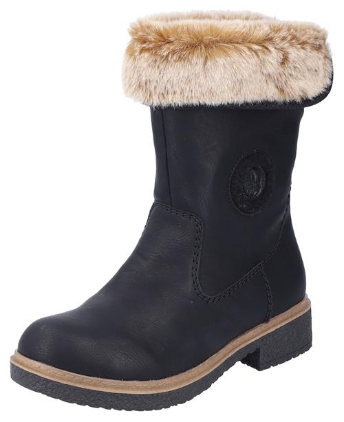 Rieker Støvletter  beige / sort