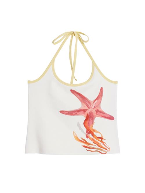 Desigual Overdel 'Starfish'  pink / hvid