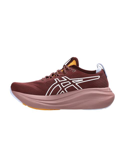 ASICS Løbesko 'GEL-NIMBUS 27'  curry / mørkerød / hvid