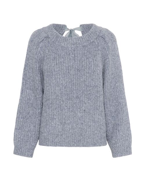 SOAKED IN LUXURY Pullover 'Pleoni'  blå-meleret