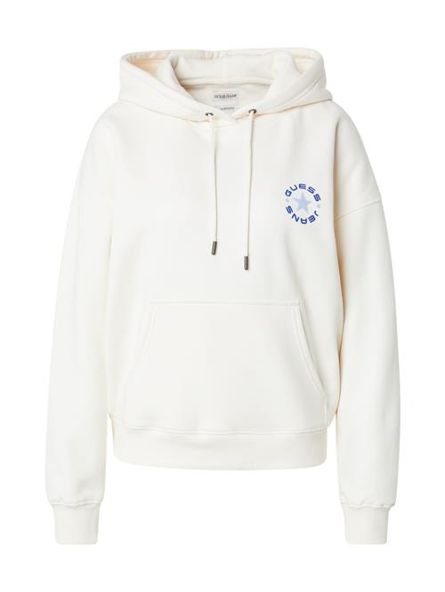 Se GUESS JEANS Sweatshirt  sand / blå / lyseblå ved About You