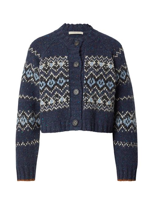 Vanessa Bruno Cardigan 'Damas'  navy / lyseblå / sort / uldhvid