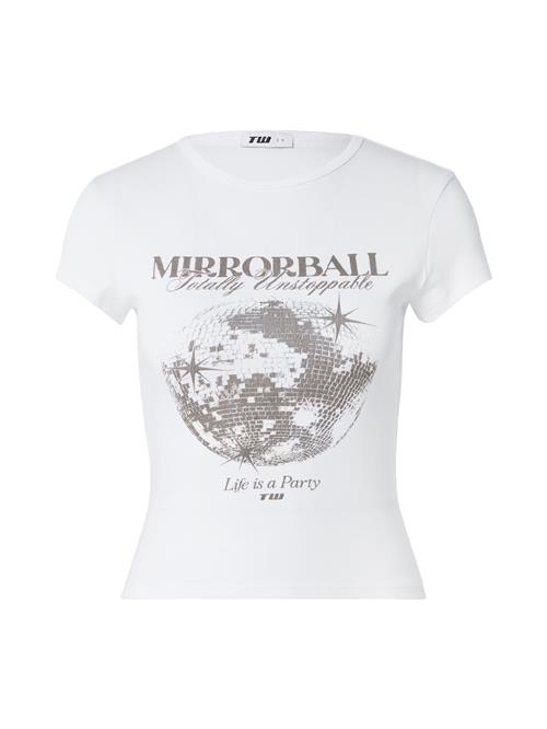 Se Tally Weijl Shirts  grå / hvid ved About You