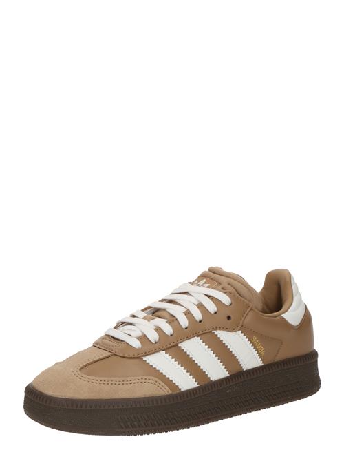 ADIDAS ORIGINALS Sneaker low 'SAMBA XLG'  lysebrun / hvid