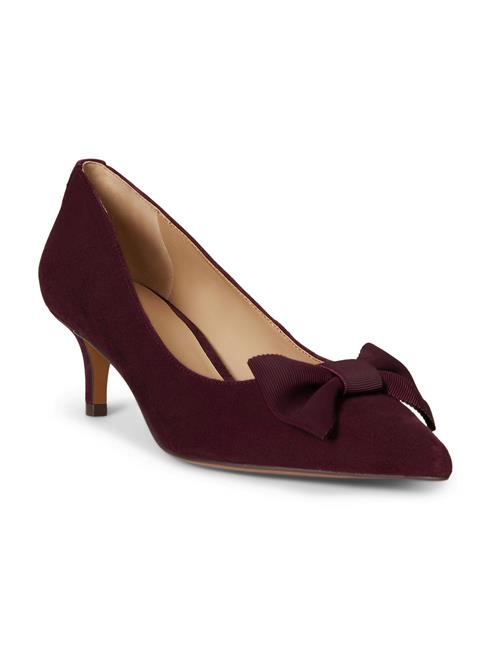 Lauren Ralph Lauren Pumps 'ADRIENNE'  mørkerød