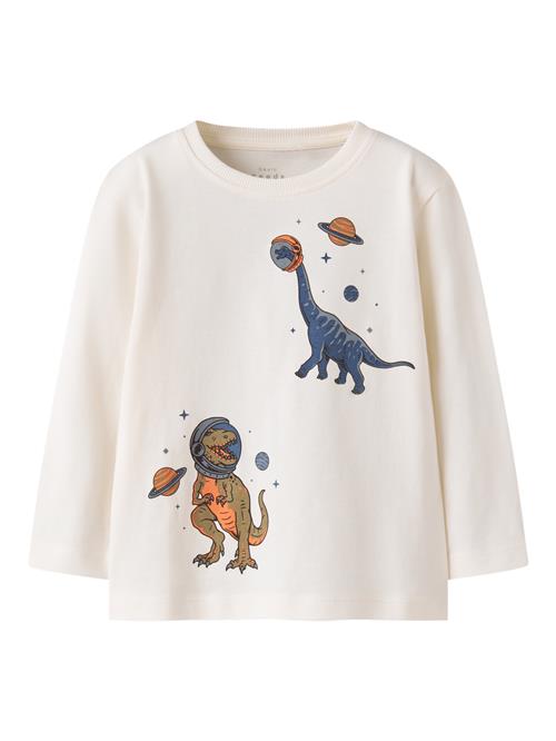 Se NAME IT Langærmet Bluse Victor Cloud Dancer Space Rex hos SmartKidz