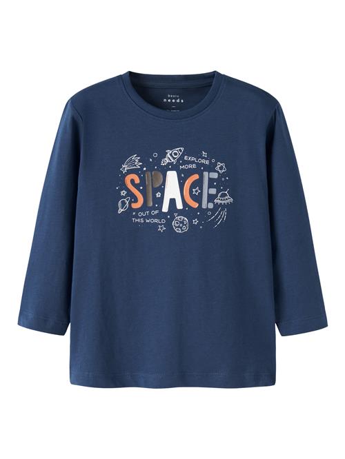 Se NAME IT Langærmet Bluse Victor Insignia Blue Space hos SmartKidz