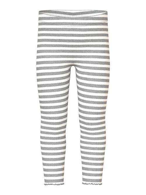 NAME IT Leggings Vemma Grey Melange Cloud Dancer