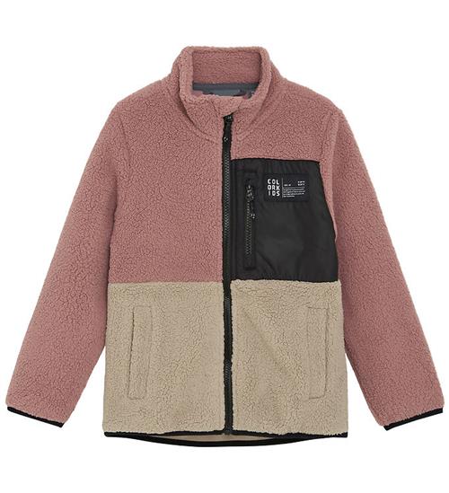 Color Kids Fleecejakke - Woodrose