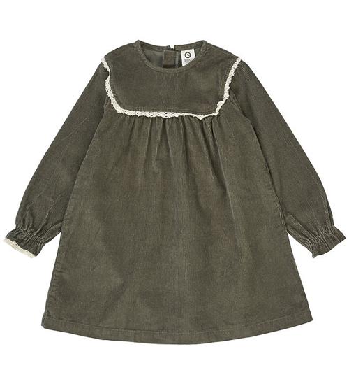 Müsli Kjole - Fløjl - Deep Green
