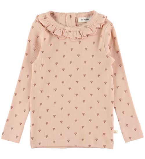 Lil Atelier Bluse - Rib - NmfGago - Cameo Rose