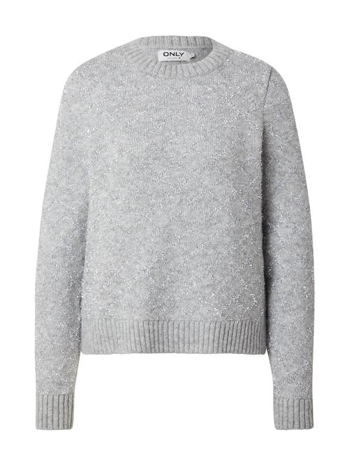 Se ONLY Pullover 'ONLAlba'  grå-meleret / sølv ved About You