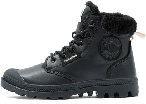 Palladium Snørestøvletter 'Pampa'  ecru / sort