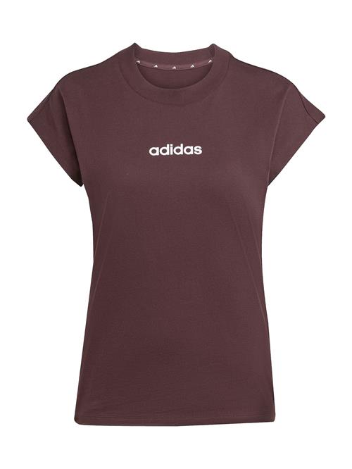 Se ADIDAS SPORTSWEAR Funktionsbluse 'Essentials'  choko / hvid ved About You