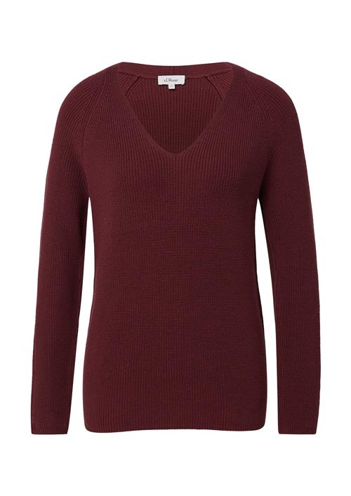 Se s.Oliver Pullover  bordeaux ved About You