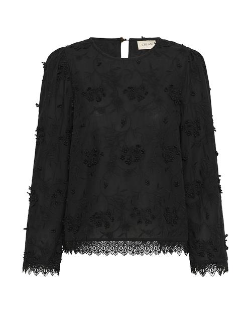 Se Cream Bluse 'Hilda'  sort ved About You