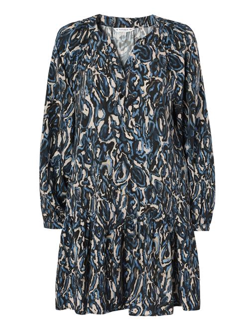 TATUUM Kjole 'Tiana'  navy / sort / hvid