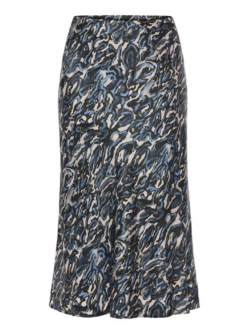 TATUUM Nederdel 'SATINI 2'  navy / sort / hvid