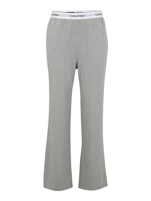 Calvin Klein Bukser  lysegrå / sort / hvid