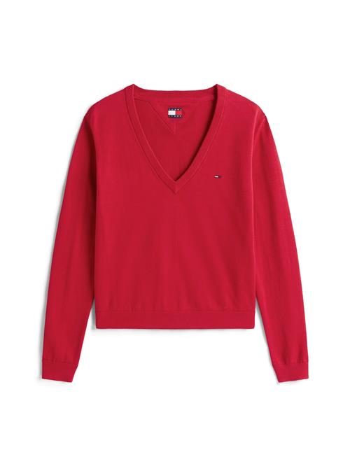 Tommy Jeans Pullover 'ESSENTIAL'  rød