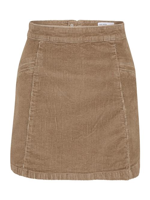 Vero Moda Petite Nederdel 'VMKATA'  mørkebeige