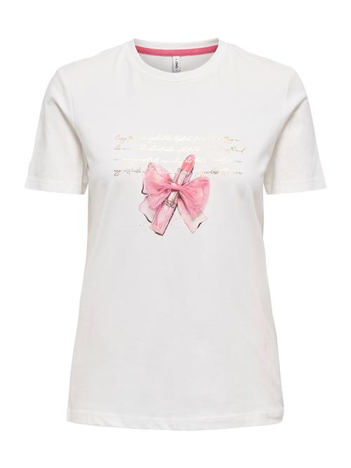 Se ONLY Shirts  guld / pink / hvid ved About You