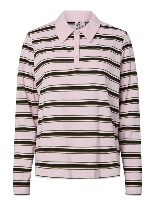 PIECES Shirts 'PCFRANKIE'  grøn / lyserød / sort