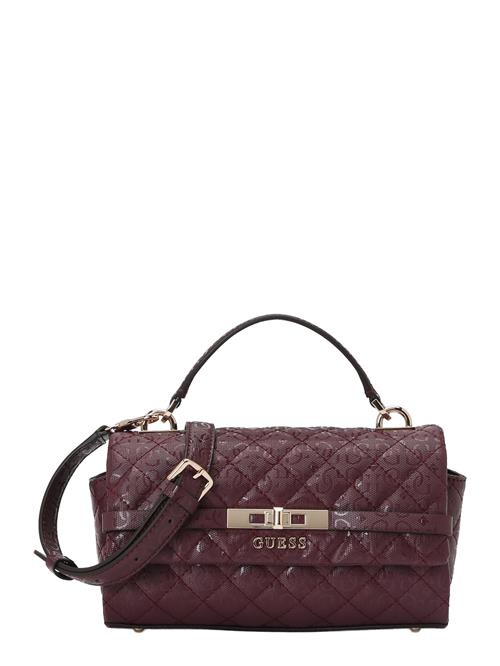GUESS Håndtaske 'IDRA TOP HANDLE FLAP'  vinrød