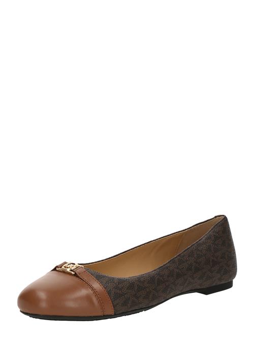 MICHAEL Michael Kors Ballerinasko  karamel / mørkebrun
