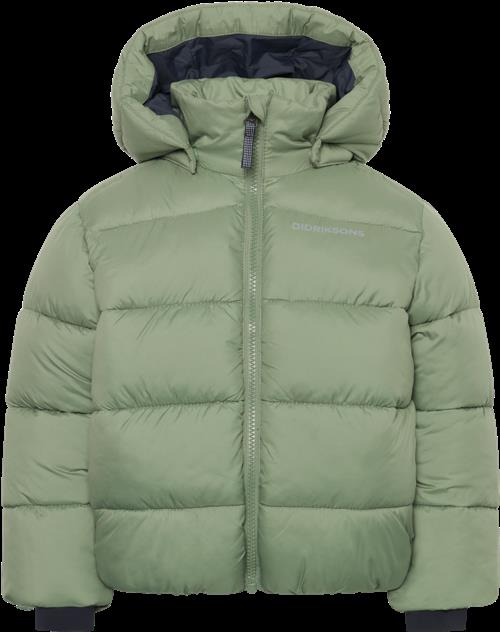 Didriksons Roxen Kids Jakke Light Moss  Light Moss-110 cm  Grøn  110 cm  Unisex