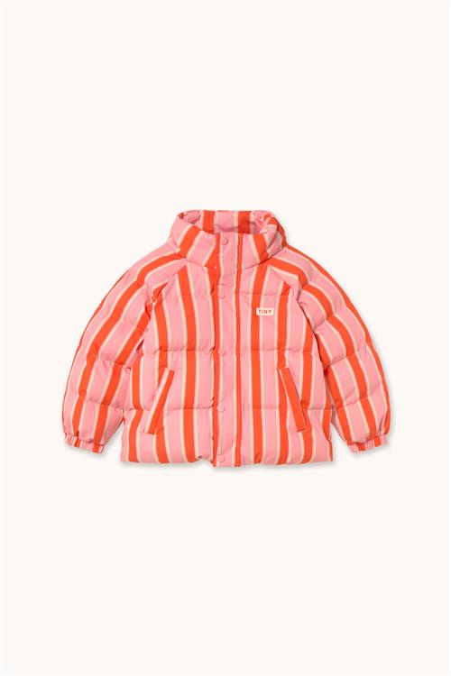 Tinycottons Retro Kort Vatteret Jakke Summer Red/pink  Summer Red/Pink-6 Y  Rød  6 år  Unisex