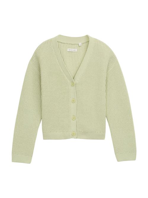 TOM TAILOR Cardigan  pastelgrøn