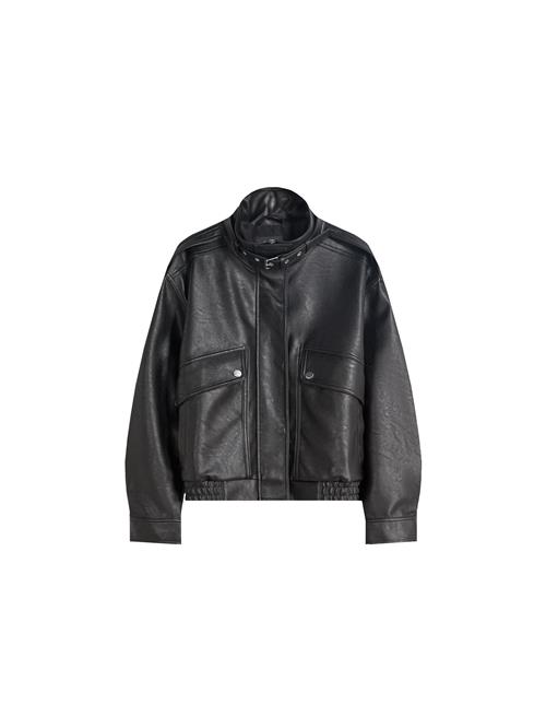 Bershka Overgangsjakke  sort