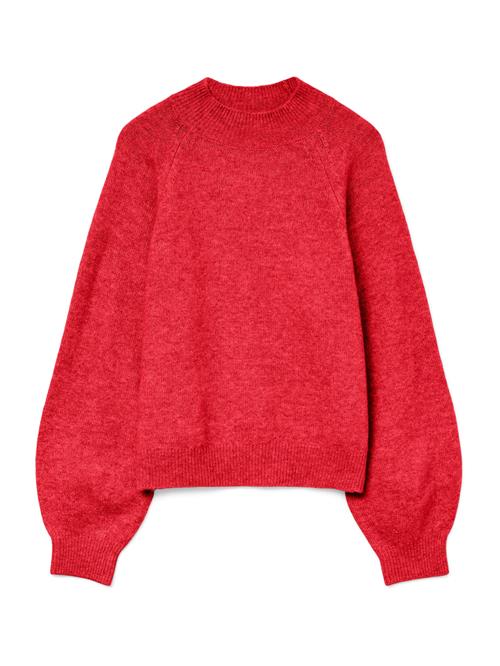VERO MODA Pullover 'VMLeaf'  blodrød