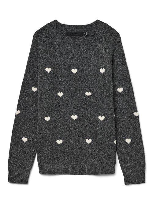 Vero Moda Maternity Pullover  mørkegrå / hvid