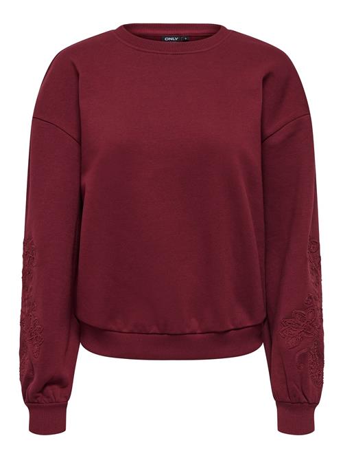 ONLY Sweatshirt 'ONLBrooklyn'  carminrød