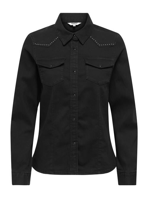 ONLY Bluse 'ONLSasia'  black denim