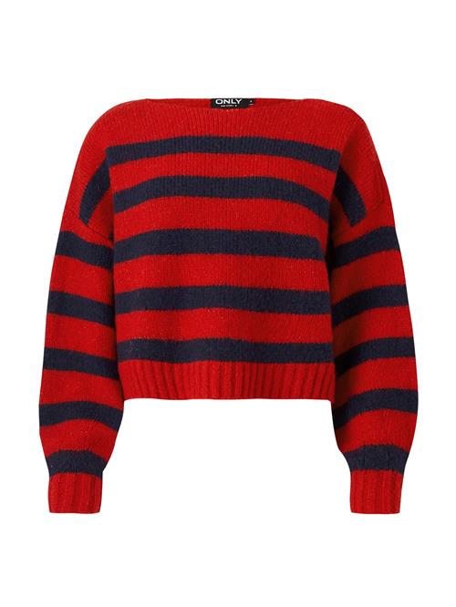 ONLY Pullover 'ONLAYA'  marin / mørkerød
