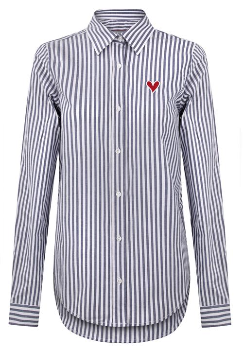 Se Felix Hardy Bluse  navy / rød / hvid ved About You