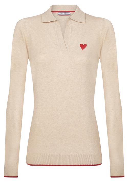 Felix Hardy Pullover  beige / rød