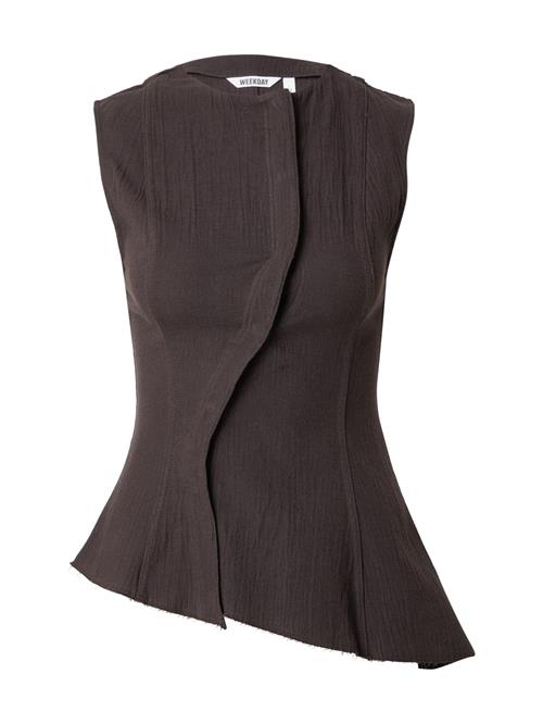 WEEKDAY Bluse 'Ibis'  mørkebrun
